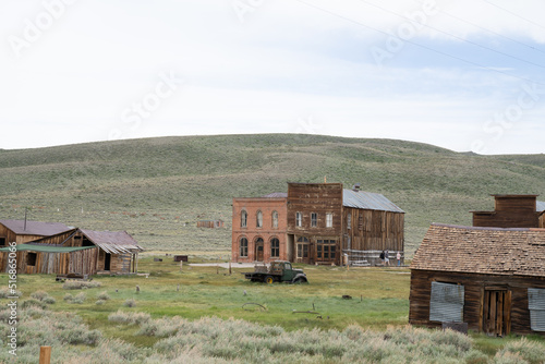 Old Mining Ghost Town In Bodie State Historic Park, California. A Popular Tourist Destination Near Bridgeport.