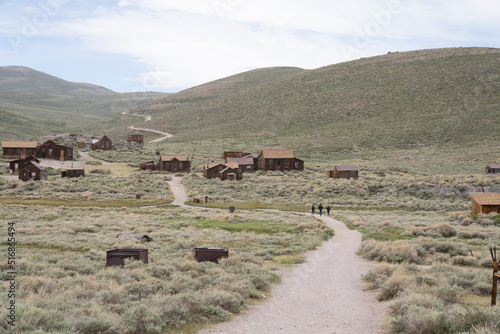 Old Mining Ghost Town In Bodie State Historic Park, California. A Popular Tourist Destination Near Bridgeport.