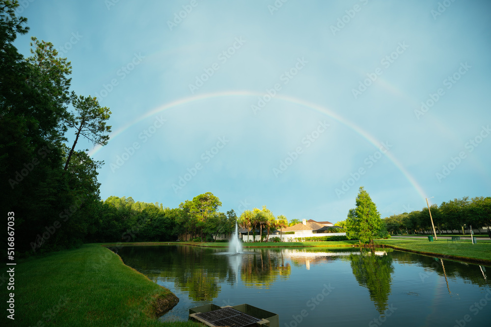 Beautiful rainbow and cloud of Florida Beautiful rainbow and cloud of Florida