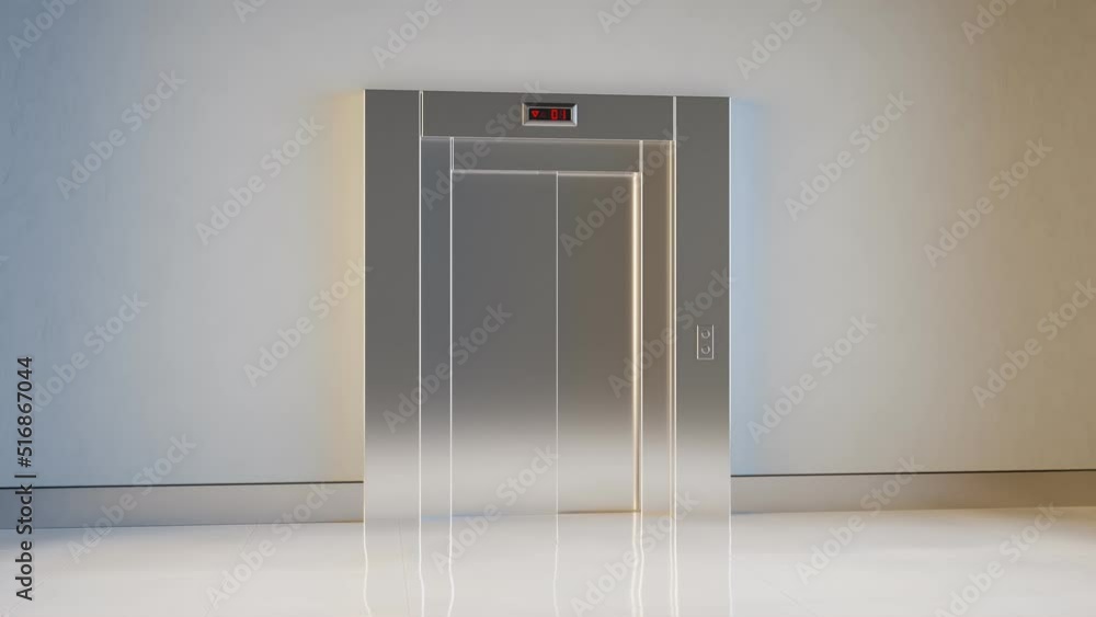 Automatic Robot vacuum uses an elevator to clean the entire building. Lift. Automatic Robot vacuum uses an elevator to clean the entire building. Lift.