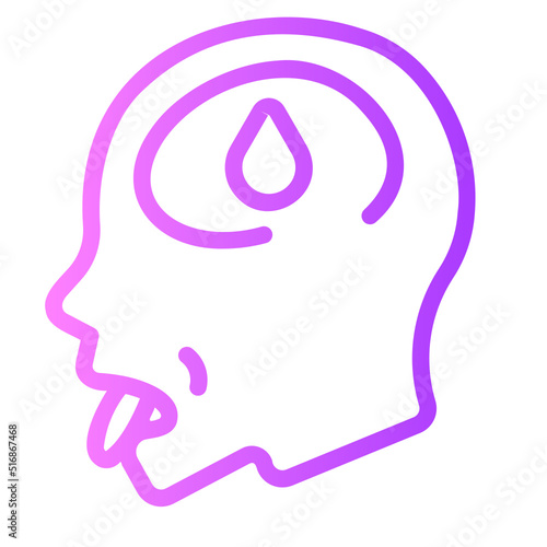thirst gradient icon