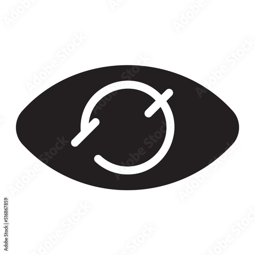 glaucoma glyph icon
