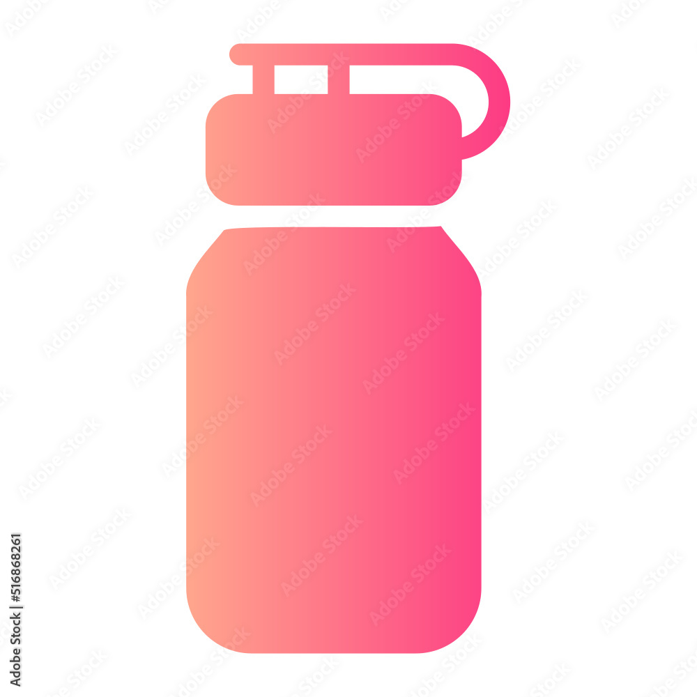 water bottle gradient icon water bottle gradient icon