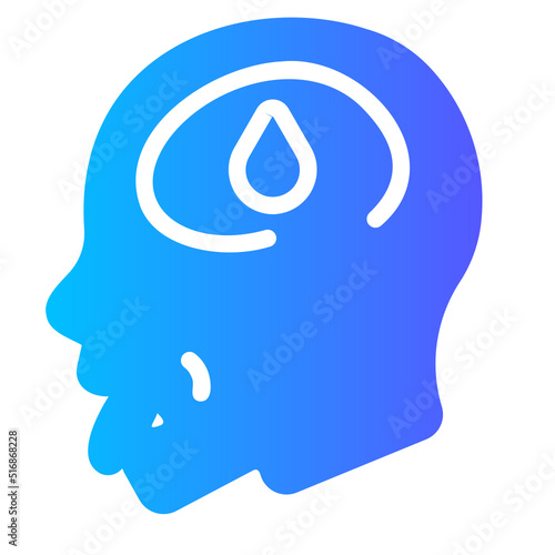 thirst gradient icon