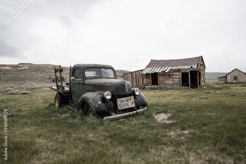 Vintage Automobiles In Bodie State Historic Park. A Well Preserved Well Protected Ghost Town Near Bridgeport, California. Worth The Visit.