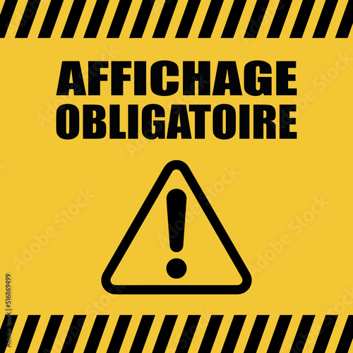 Logo affichage obligatoire.
