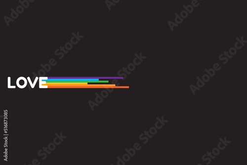 Abstract colorful pride month type font wallpaper Background. love is love. pride love festival. Rainbow pride gradient fluid abstract background. LGBT flag pride month blur wallpaper.