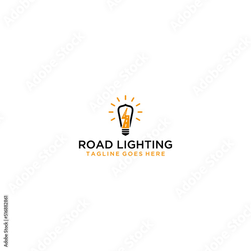 Road Lighting Logo Sign Design