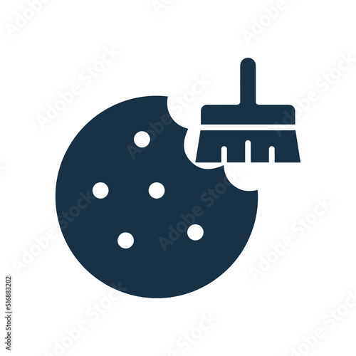 Cached cookies or policy privacy icon