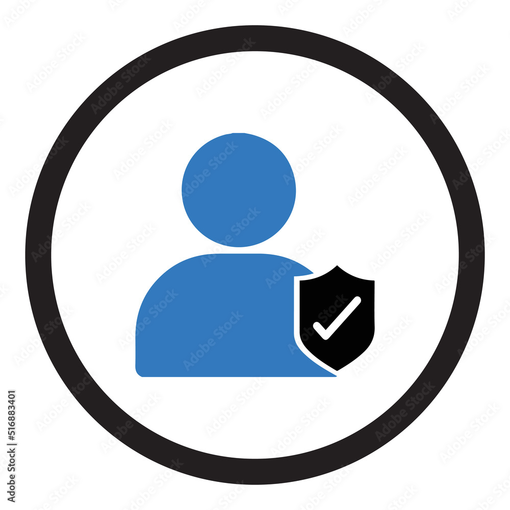 Data info or personal policy protection icon Data info or personal policy protection icon
