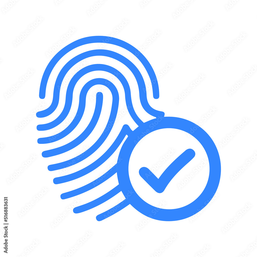 Fingerprint id or password icon Fingerprint id or password icon