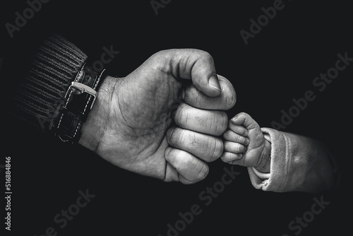 fist pump | Cumprimento pai e filho photo