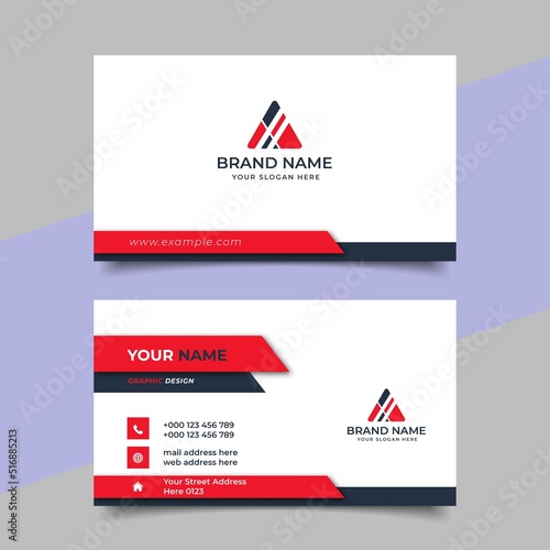 Creative Modern Professional Business card Vector Design