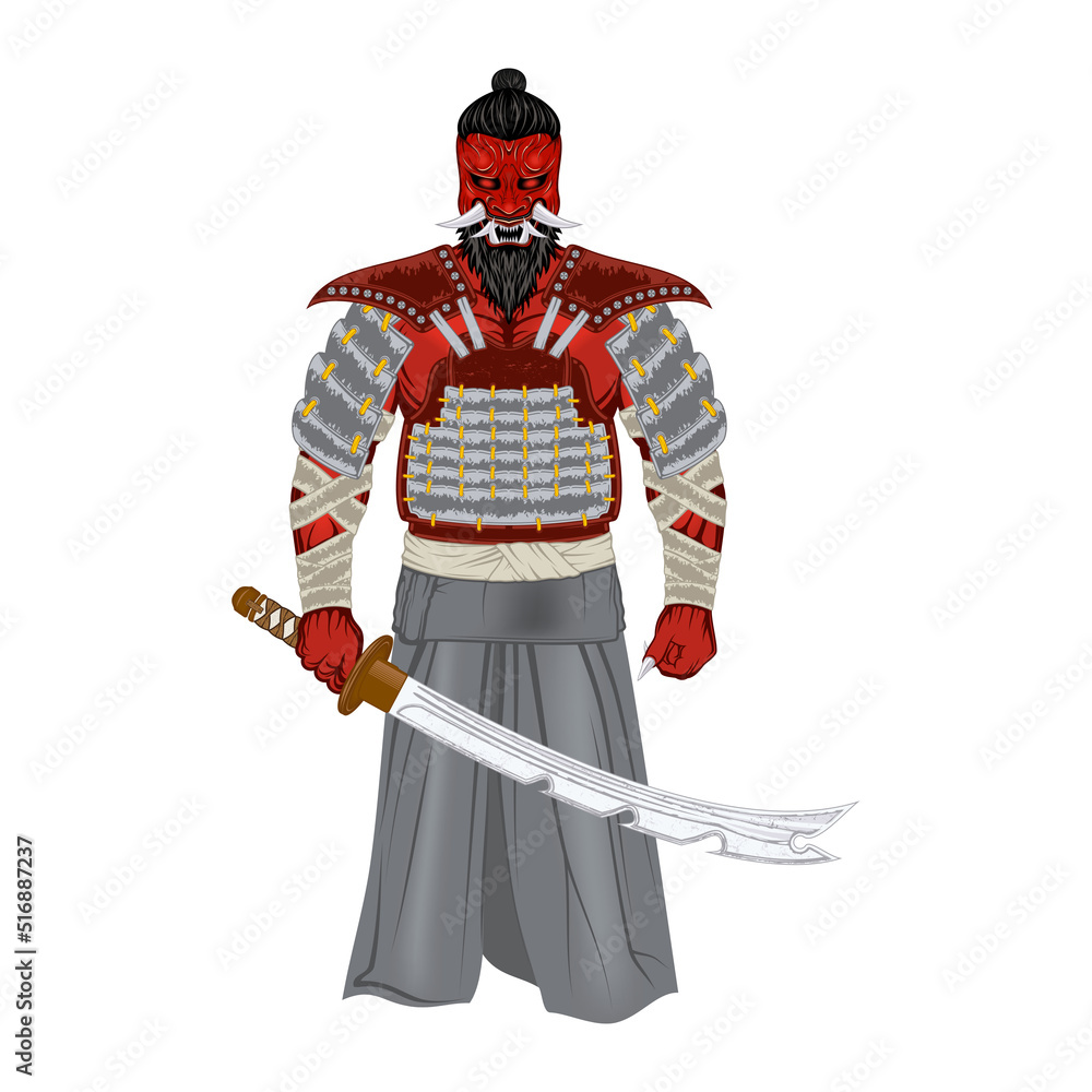 Obraz premium Samurai_Onni_2022_0003_col