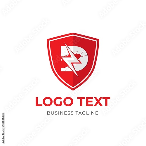 Free Download Letter D pest control logo design template - GFXLoad