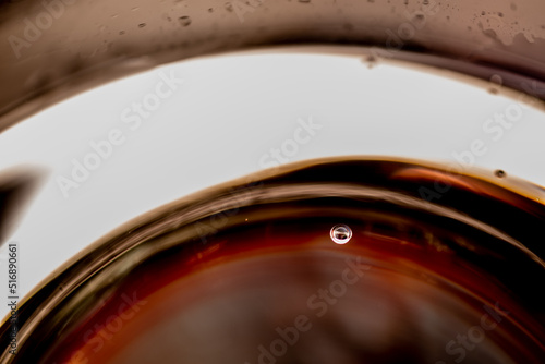 close up of a glass of wine