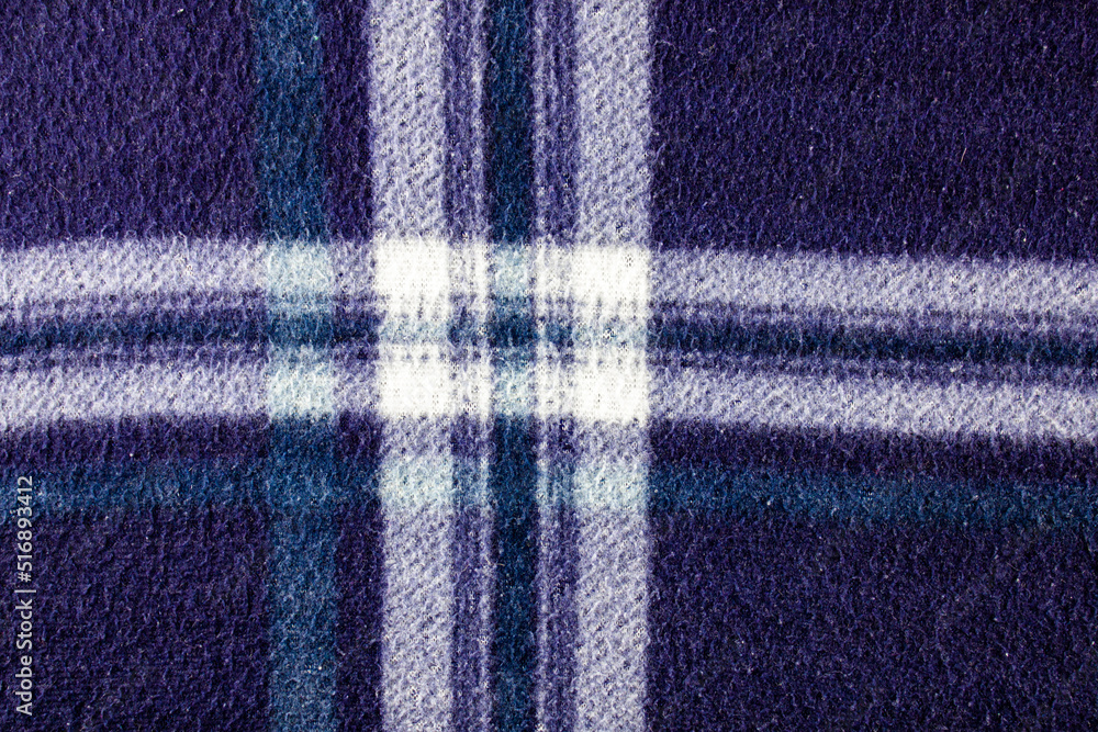 Blue white cotton fabric.Texture of old cloth material.Cotton material for clothing.Material design for tailoring.