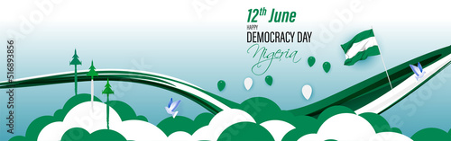 vector illustration for happy Nigeria independence day