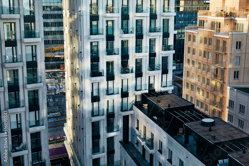 Apartment buildings in Stockholm Sweden