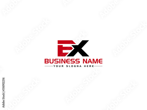 Monogram EX Logo Icon Vector, Colorful EX E X Logo Letter With Creative Colorful Three Letter New Logo Design For Business