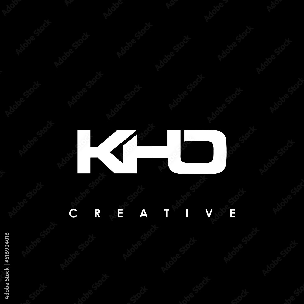 KHO Letter Initial Logo Design Template Vector Illustration KHO Letter Initial Logo Design Template Vector Illustration