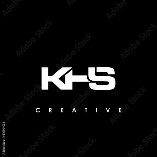 KHS Letter Initial Logo Design Template Vector Illustration