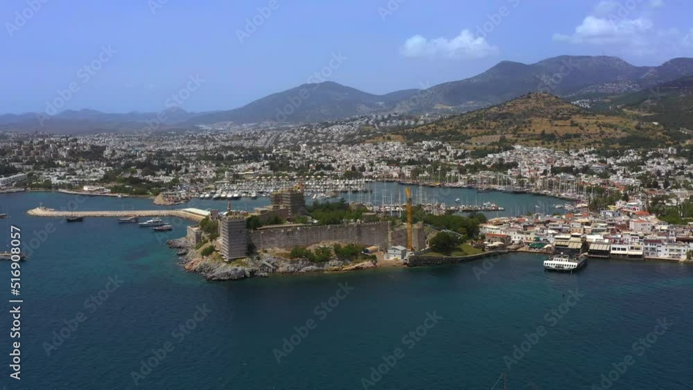 Aerial View Of Bodrum Castle Aerial View Of Bodrum Castle