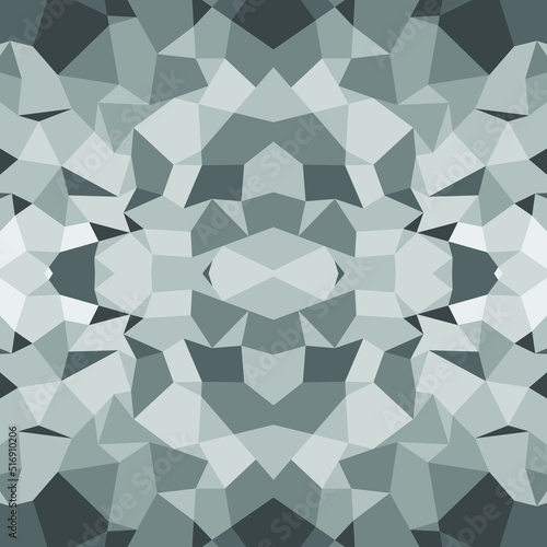 Abstract gray and white polygonal background