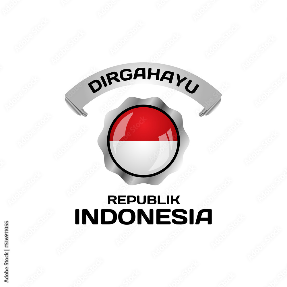 Dirgahayu republik indonesia banner holiday design Dirgahayu republik indonesia banner holiday design