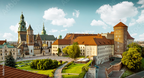 Wawel castle in Krakow, Poland photo