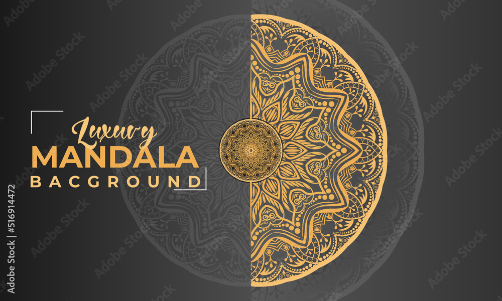 Luxury mandala background with golden Background pattern Arabic Islamic Style. Luxury mandala background with golden Background pattern Arabic Islamic Style.