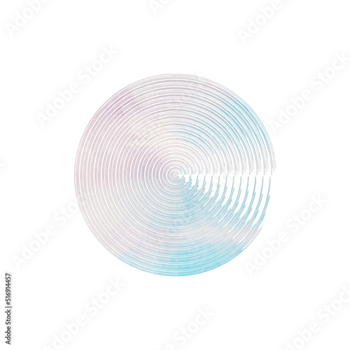 abstract blue circle  vector background