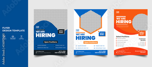 Hiring Job flyer. we are hiring job flyer banner, Hiring advertising poster design