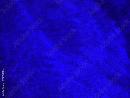 Blue velvet fabric texture used as background. Empty light blue fabric background of soft and smooth textile material. There is space for text..