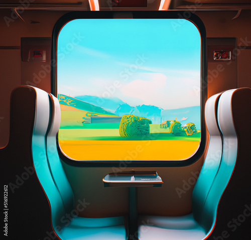 Obraz na plátně train travels