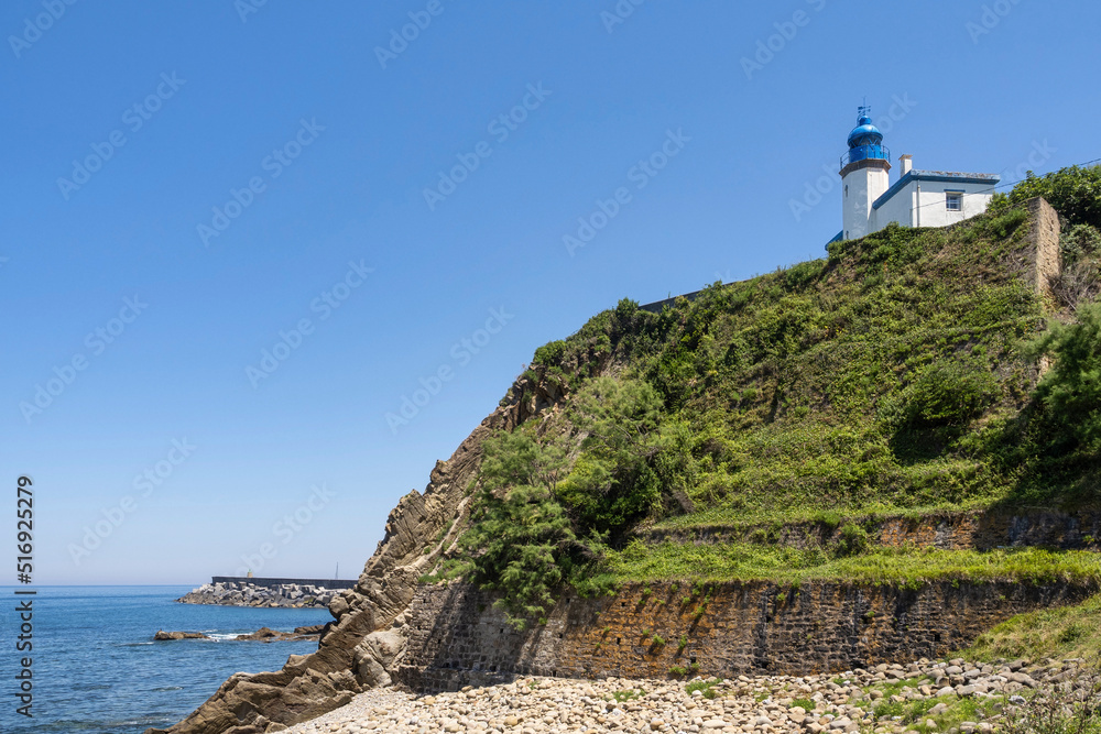 Zumaia lighthouse and jetty