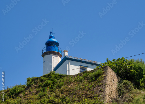 Obraz na płótnie Zumaia lighthouse w salonie