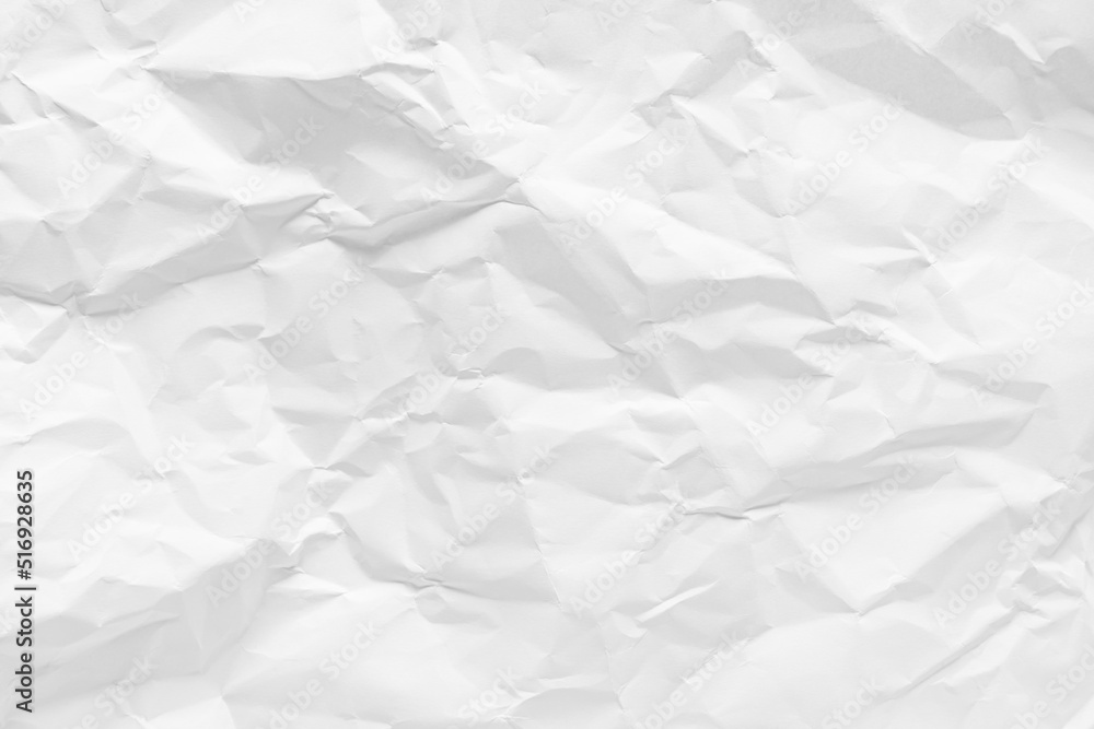 White crumpled paper texture background, clean white wrinkled paper, top view. White crumpled paper texture background, clean white wrinkled paper, top view.