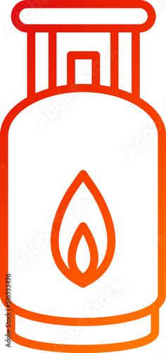 Gas Cylinders Icon Style