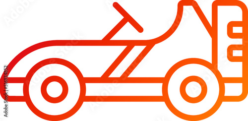 Go Kart Icon Style