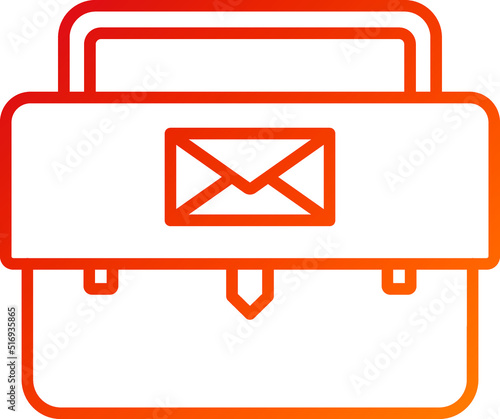 Mail Bag Icon Style