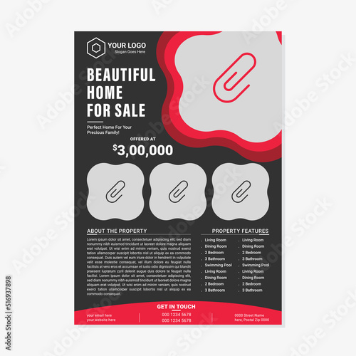 Corporate Business Event Real Estate Flyer and Brochure Design Template