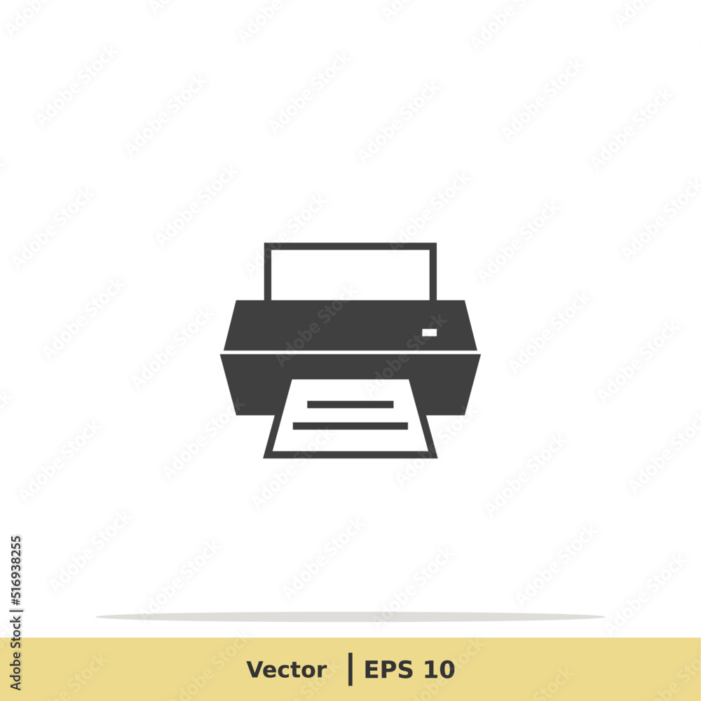 Print Icon. Printer Symbol. Design Logo Template. Vector Icon EPS 10 Pixel Perfect Print Icon. Printer Symbol. Design Logo Template. Vector Icon EPS 10 Pixel Perfect
