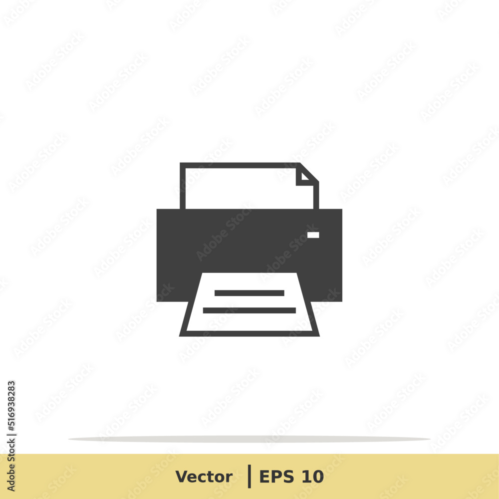 Print Icon. Printer Symbol. Design Logo Template. Vector Icon EPS 10 Pixel Perfect Print Icon. Printer Symbol. Design Logo Template. Vector Icon EPS 10 Pixel Perfect