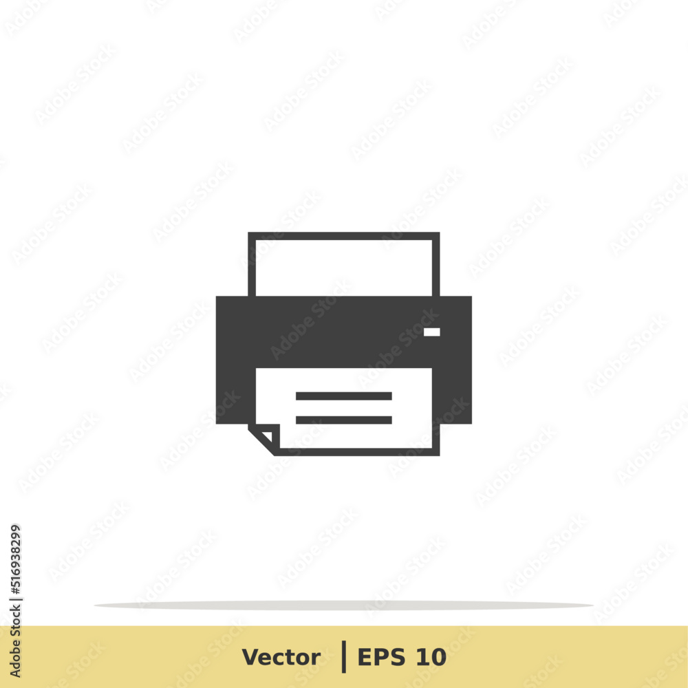Print Icon. Printer Symbol. Design Logo Template. Vector Icon EPS 10 Pixel Perfect Print Icon. Printer Symbol. Design Logo Template. Vector Icon EPS 10 Pixel Perfect