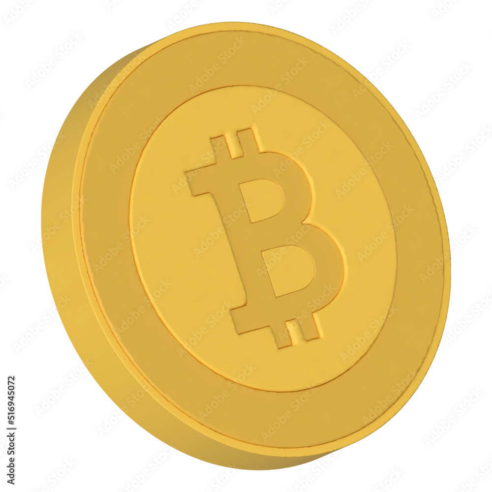 3D Gold Bitcoin 3D Gold Bitcoin