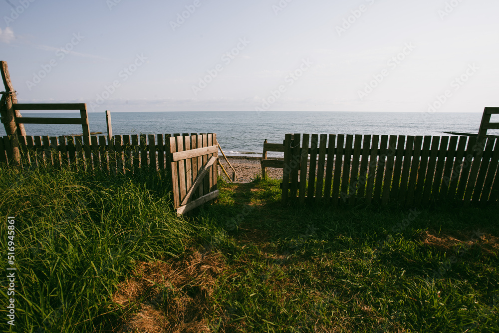 photography seascape gate and sea