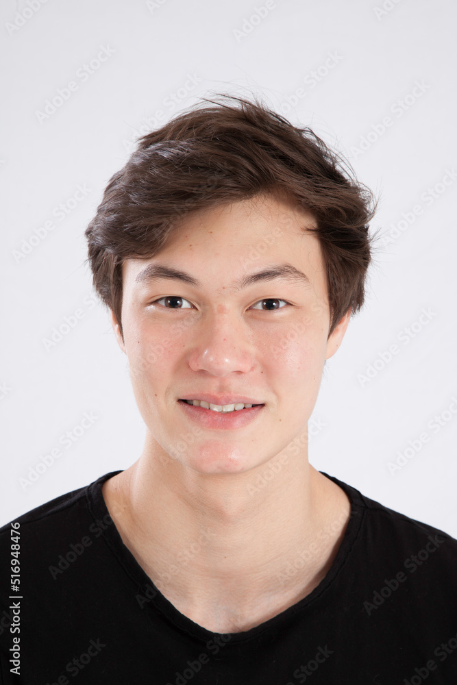 Handsome young man with a pleasing smile Handsome young man with a pleasing smile