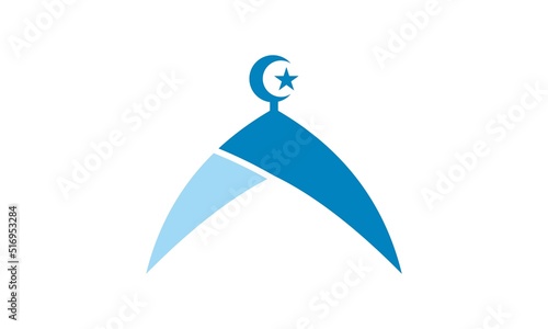 simple mosque logo