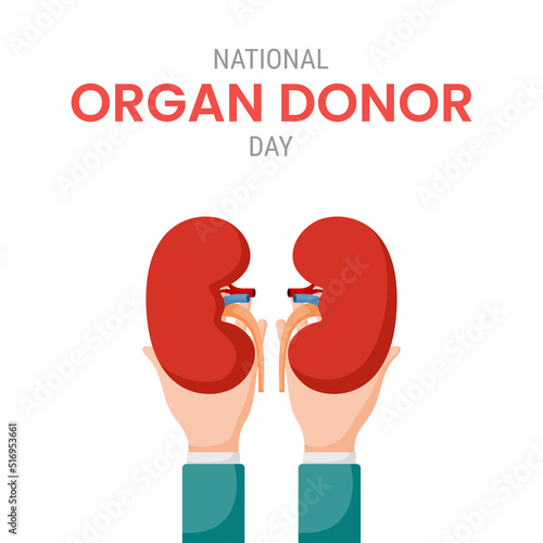 National organ donor day with Kidneys